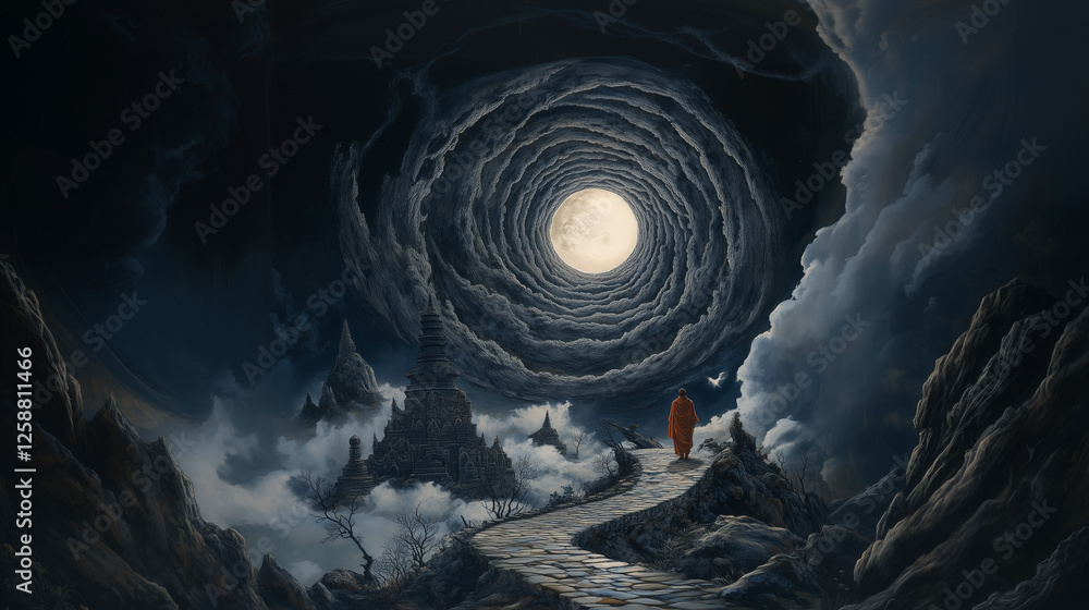 Fototapeta premium 3d rendered illustration of a spiral galaxy
