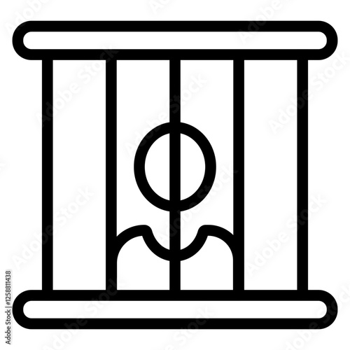 Prison line icon