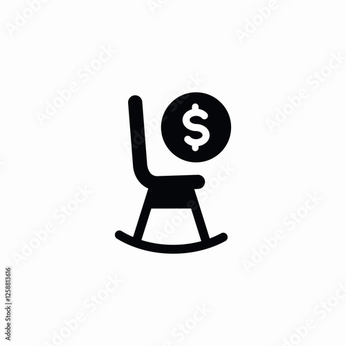 elder finance plan icon sign vector