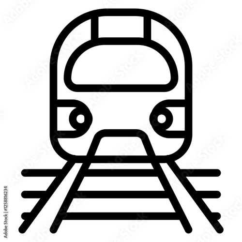 Train line icon