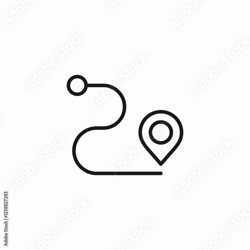 location reach icon sign vector