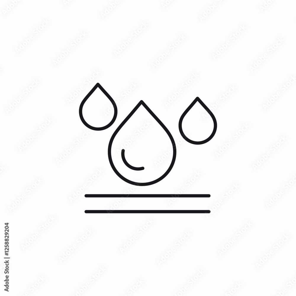 water surface icon sign vector water surface icon sign vector