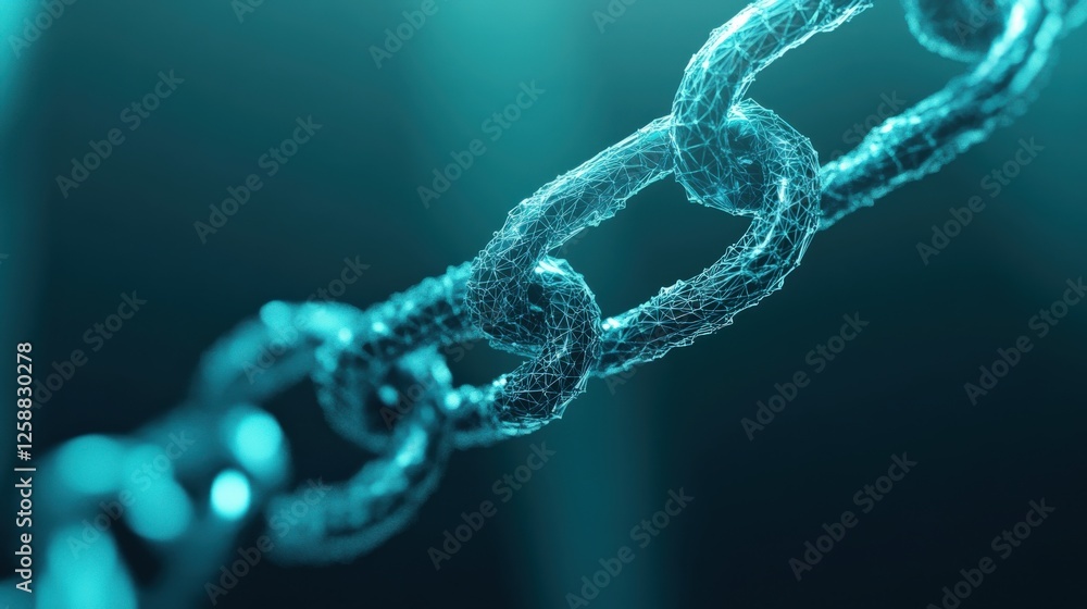 Digital Chain: Data Security Concept Digital Chain: Data Security Concept