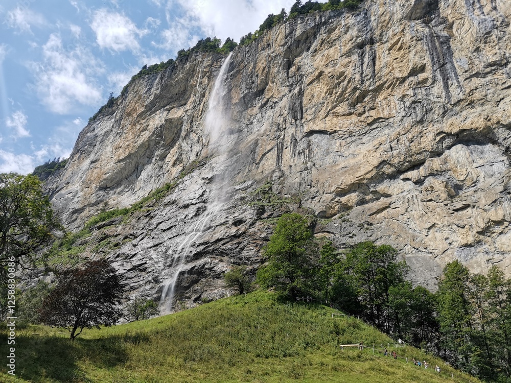 Naklejka premium rock in the mountains