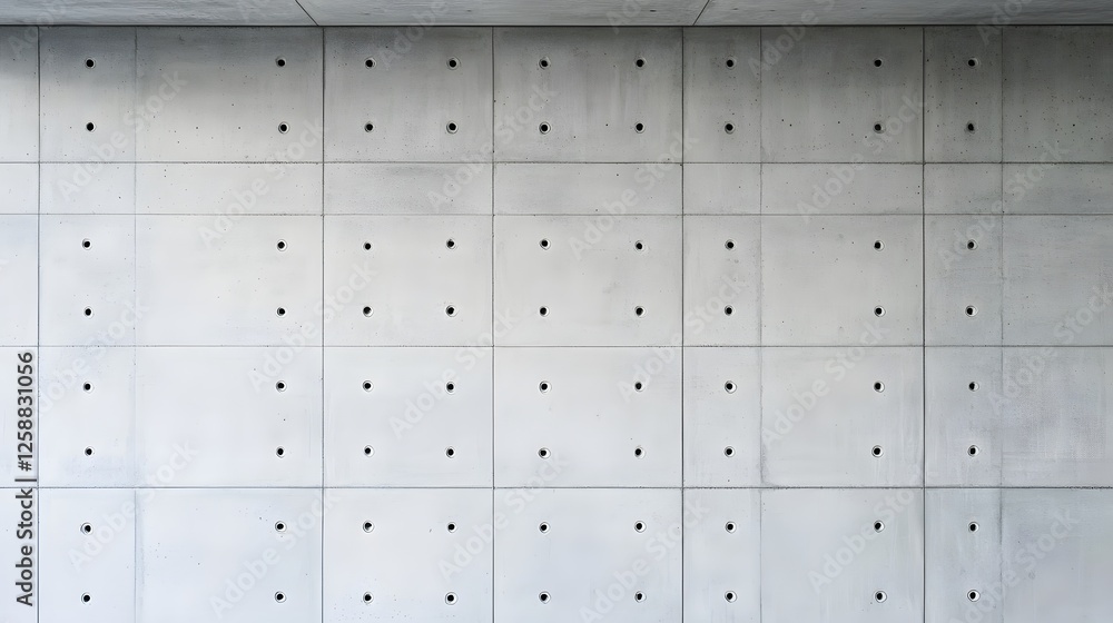Abstract Grey Concrete Wall Texture Background with Holes Pattern Abstract Grey Concrete Wall Texture Background with Holes Pattern
