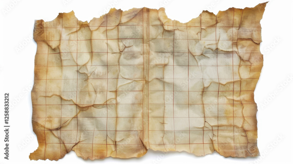 Obraz premium torn old vintage lined notebook paper