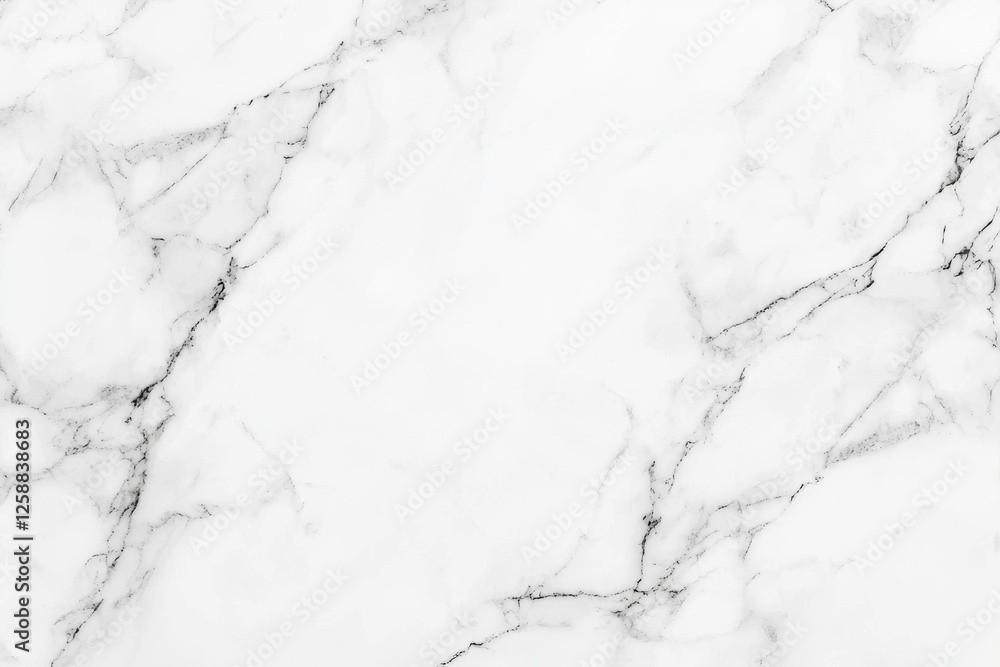 Fototapeta premium White marble surface showcasing detailed veining and intricate patterns, ideal for design projects requiring a high-resolution, elegant background