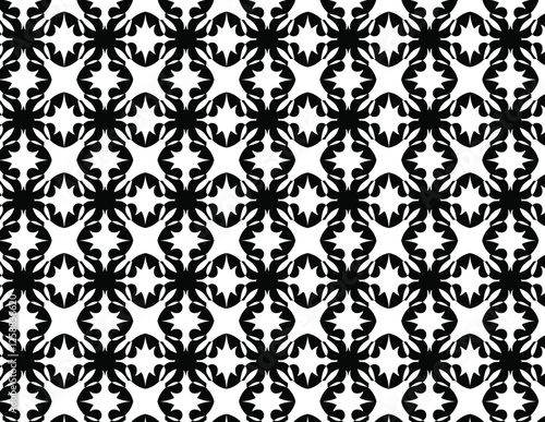 Monochrome Stars Pattern