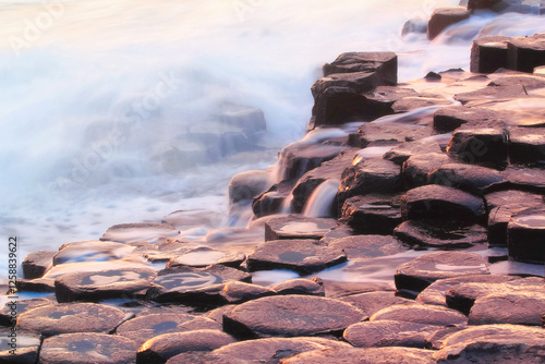 The Giant's causeway located in Northern Ireland (County Antrim) is one of Ireland's most iconic landmarks and UNESCO world heritage