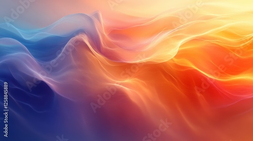 Wallpaper Mural Abstract Waves of Colorful Light Flowing in Artistic Patterns Torontodigital.ca