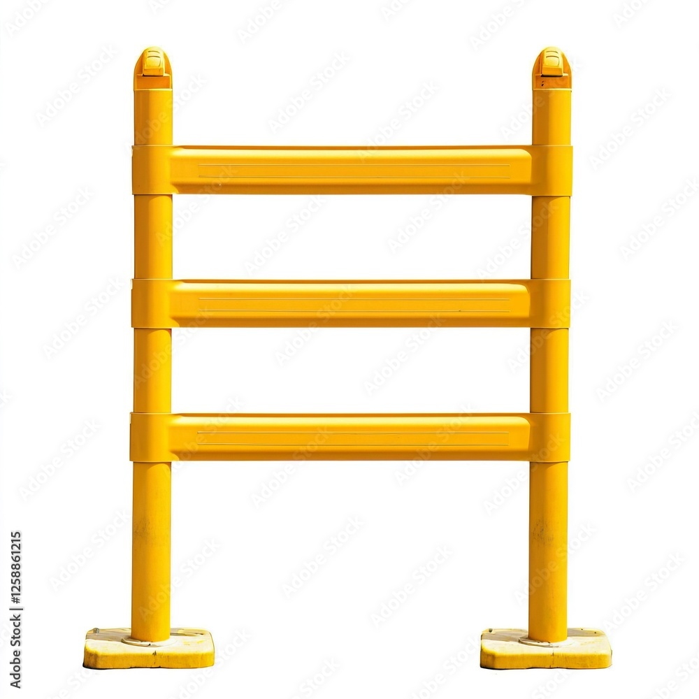 Yellow Safety Barrier for Job Protection and Workplace Safety Yellow Safety Barrier for Job Protection and Workplace Safety