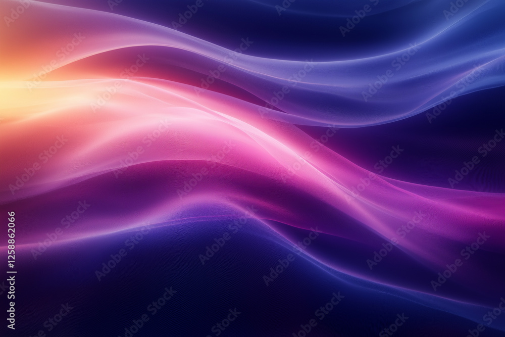Obraz premium Abstract light effect texture blue pink purple wallpaper 3D rendering .