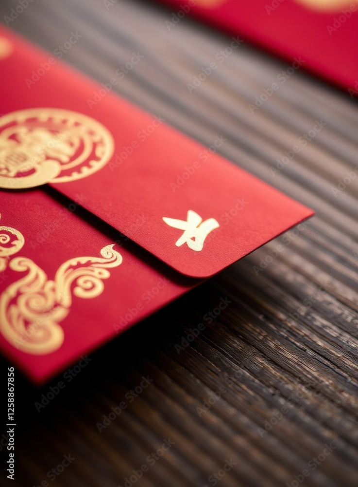 Chinese New Year Red Envelope Design Auspicious Blessings Lunar New Year Gift Idea Chinese New Year Red Envelope Design Auspicious Blessings Lunar New Year Gift Idea