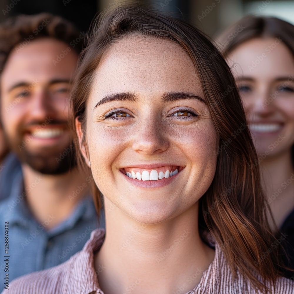 Group of Smiling People Group of Smiling People