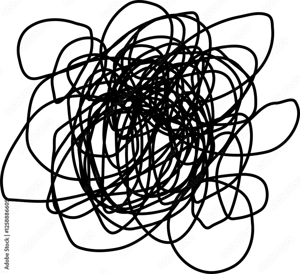 Grungy round scribble circle, vector illustration Grungy round scribble circle, vector illustration