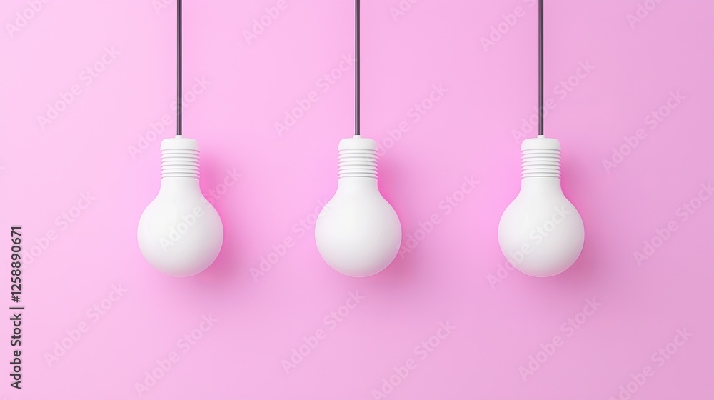 Hanging light bulbs bright interior image composition modern decor close-up minimalist aesthetics Hanging light bulbs bright interior image composition modern decor close-up minimalist aesthetics