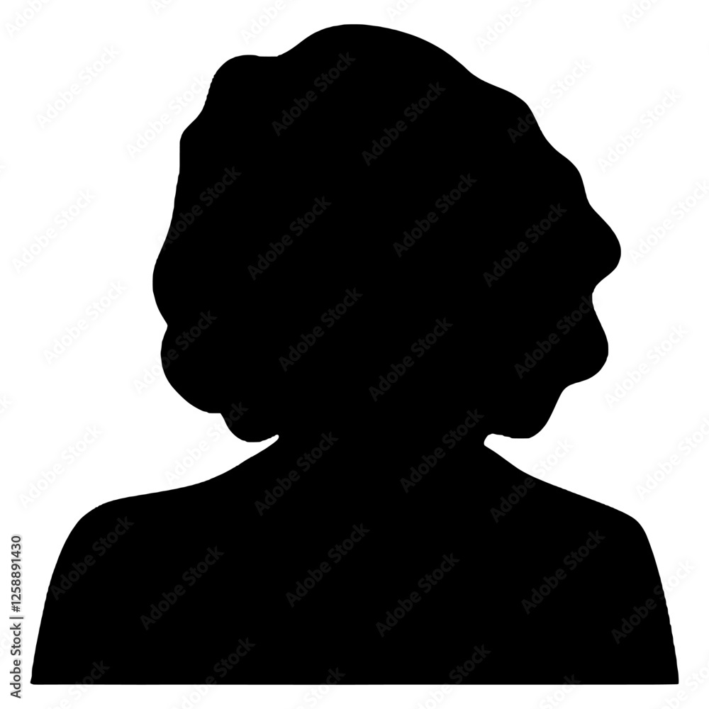 Chubby people avatar silhouette outline person vector Chubby people avatar silhouette outline person vector