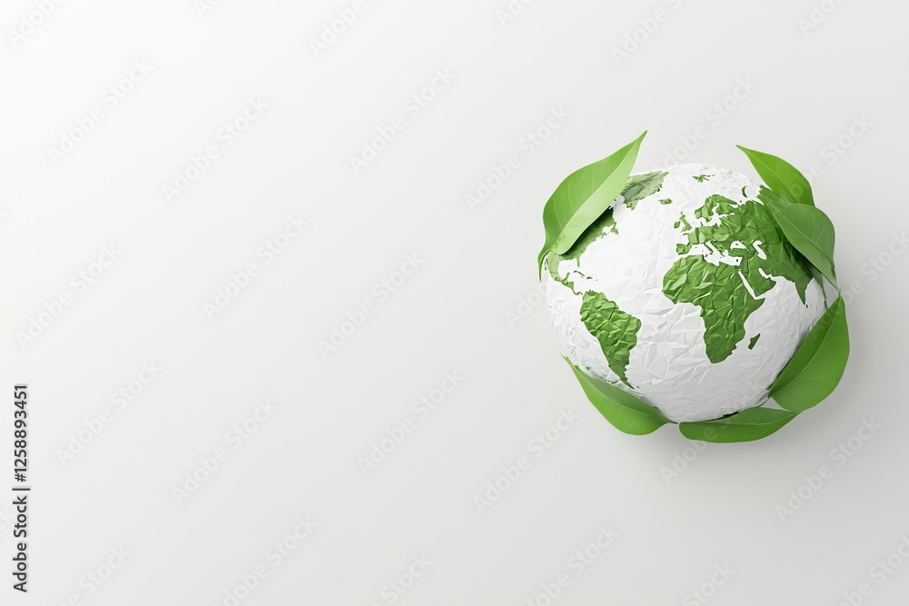 Sustainable practices for a greener planet global awareness infographic minimalist aerial view environmental responsibility