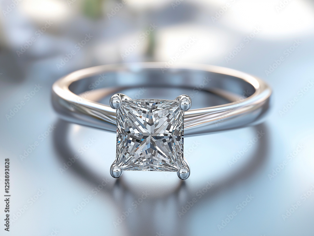 A beautiful ring with a sparkling diamond, perfect for an engagement or a special occasion. A beautiful ring with a sparkling diamond, perfect for an engagement or a special occasion.
