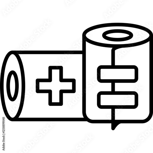 Gauze bandage Icon