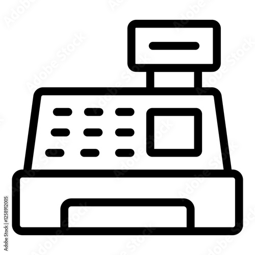 cashier machine icon