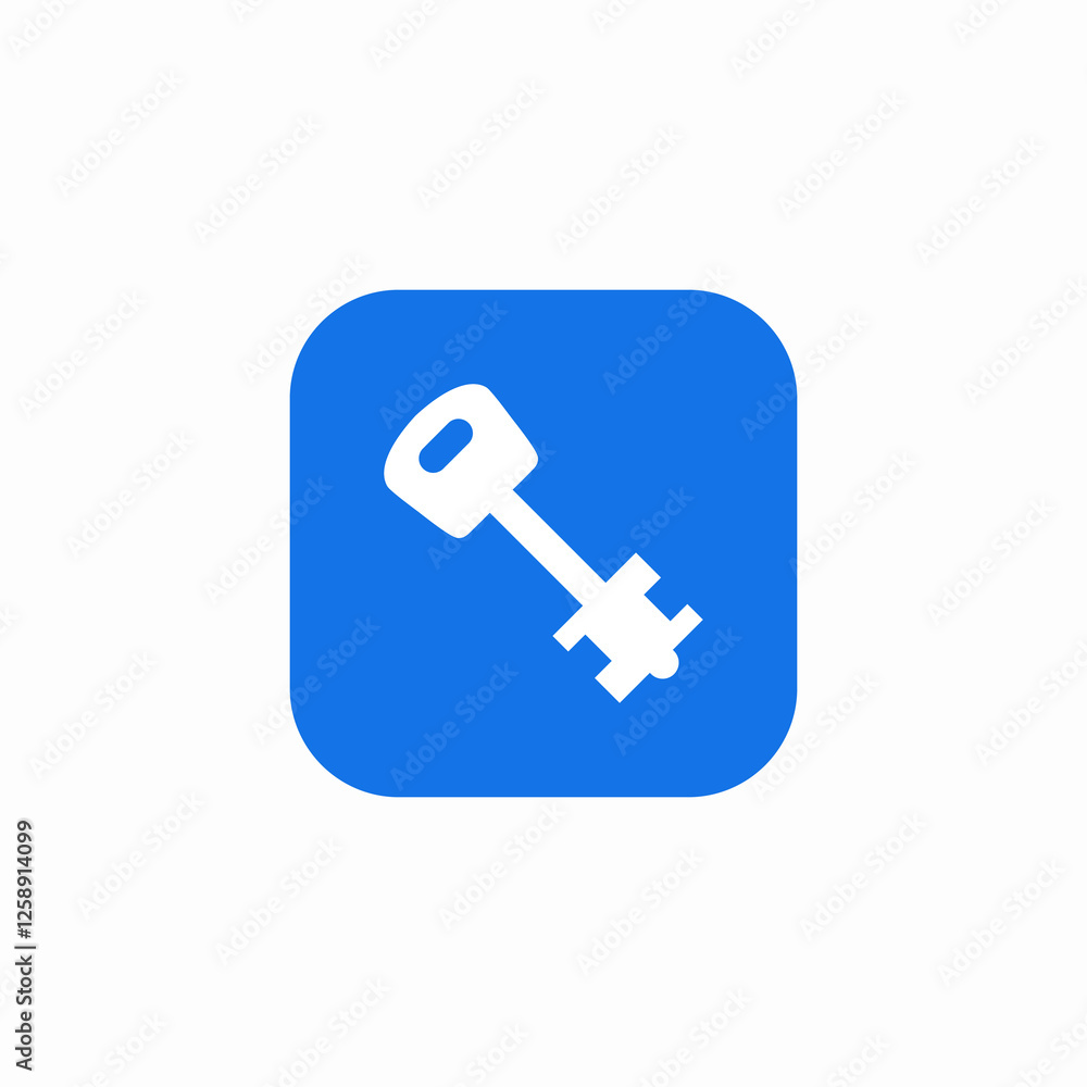 key secure icon sign vector