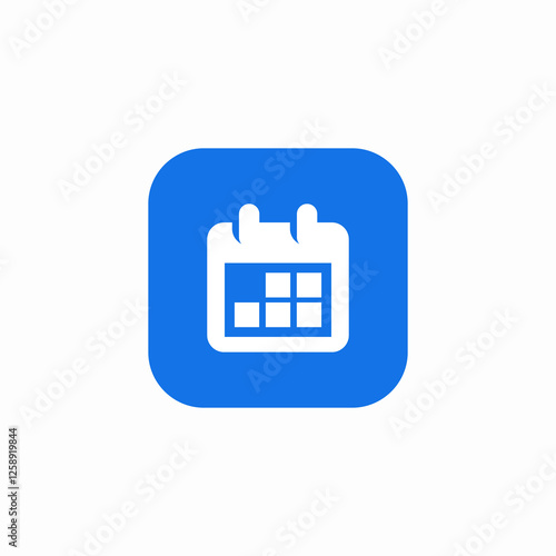 calendar month icon sign vector