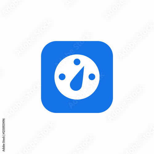 meter pressure icon sign vector