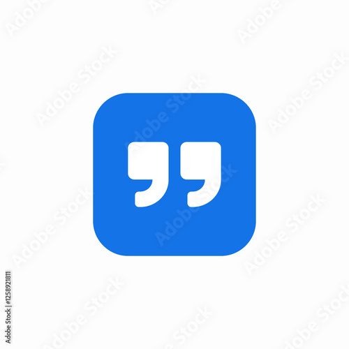 quote lines icon sign vector