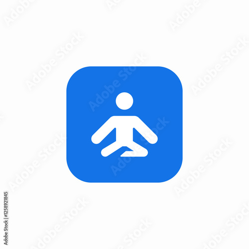 relax ground icon sign vector