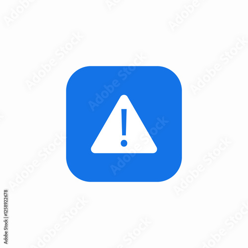 warning triangle icon sign vector