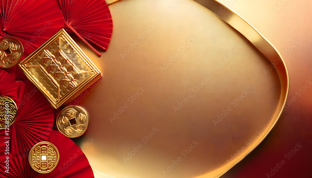luxury Chinese new year background with copy space for text luxury Chinese new year background with copy space for text