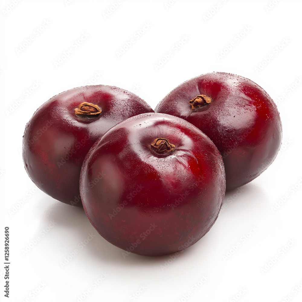 Indian Jujube Isolated on white Background Indian Jujube Isolated on white Background