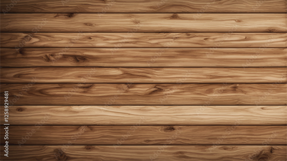 Fototapeta premium Wood planks vector background. Wooden surface background. Old Wooden Background. Wooden texture background. 