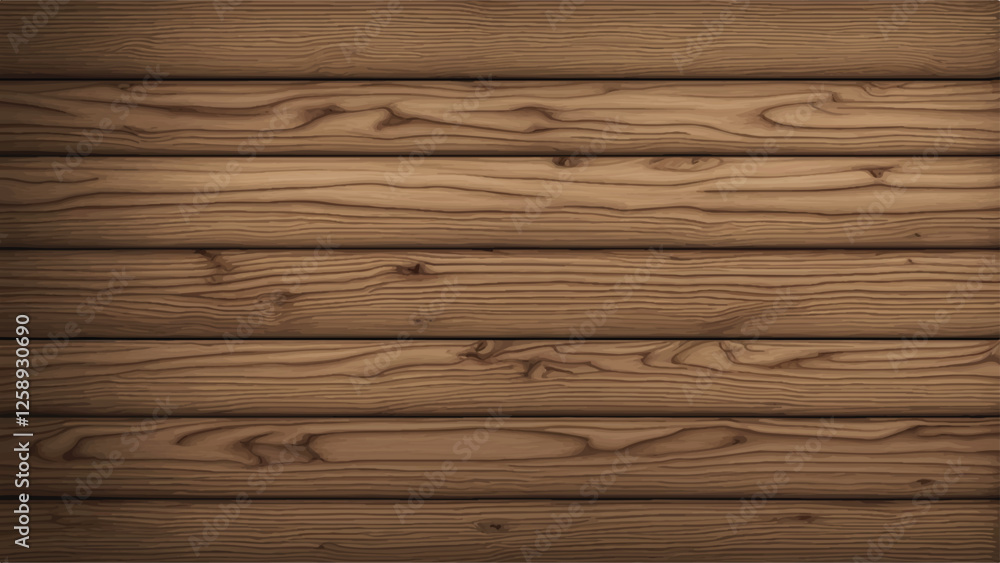 Fototapeta premium Wood planks vector background. Wooden surface background. Old Wooden Background. Wooden texture background. 