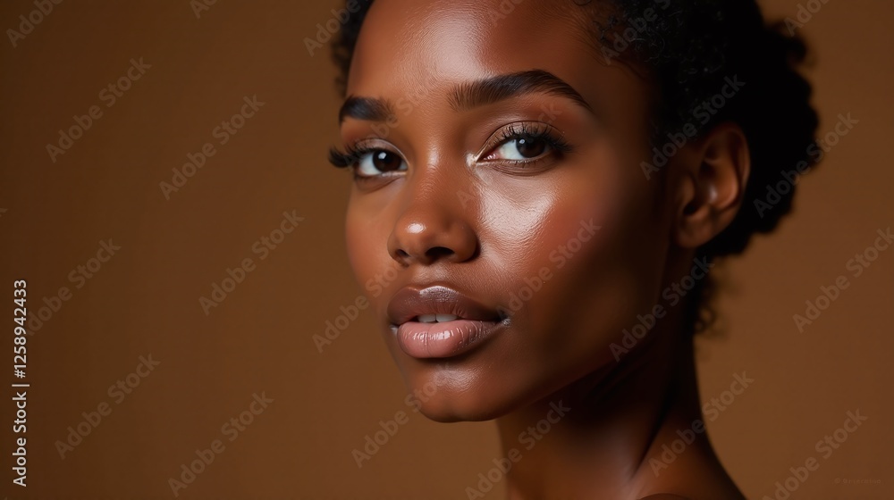 The image depicts a person with a dark-skinned complexion, set against a neutral background. The image depicts a person with a dark-skinned complexion, set against a neutral background.