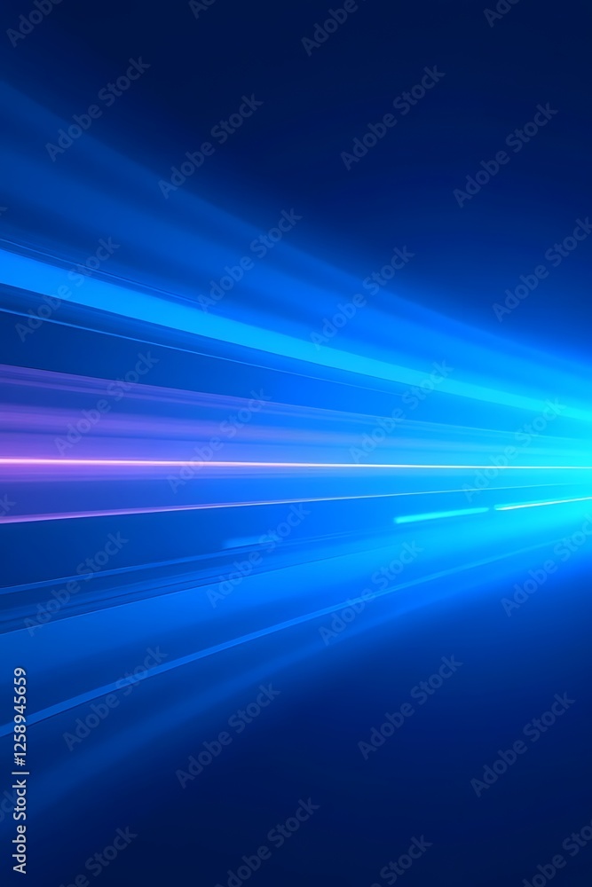 Dynamic blue and purple light trails on dark background Dynamic blue and purple light trails on dark background