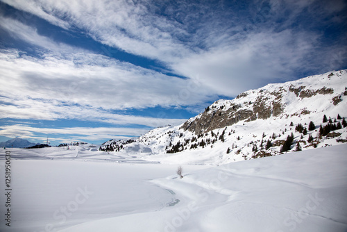 Ski resort, Bettmeralp, Switzerland photo