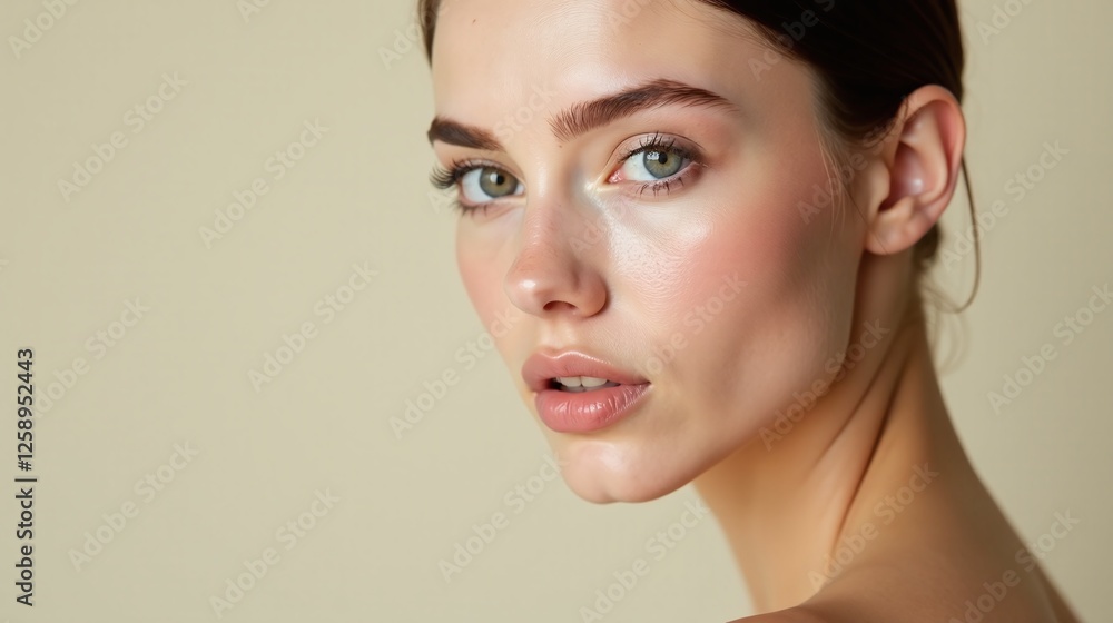 Beautiful woman with radiant complexion. Beautiful woman with radiant complexion.