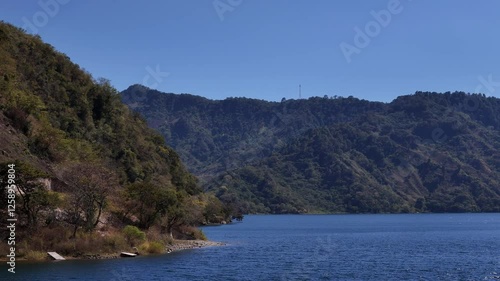 Cinematic drone shots of Lake Ayarza, Guatemala – Morning mist, mountain landscapes, and jet ski action