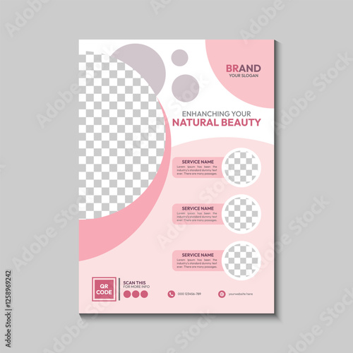 Creative Spa Flyer design template