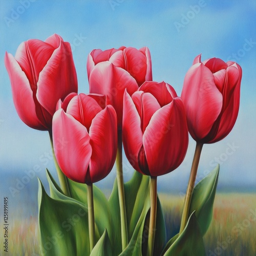 Vibrant Tulips