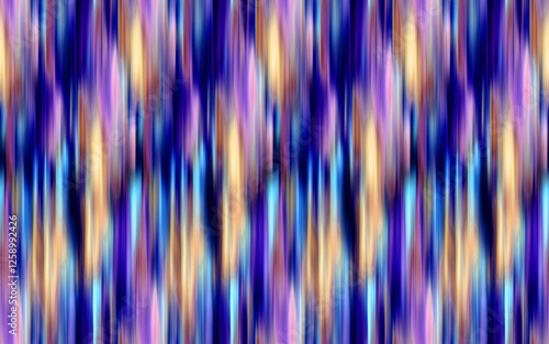 Abstract seamless vertical pattern with blur effect for textile and surface design