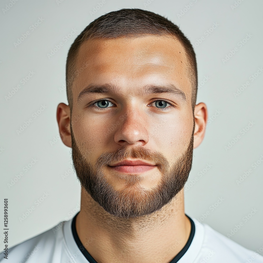 Obraz premium Portrait of Male Athlete