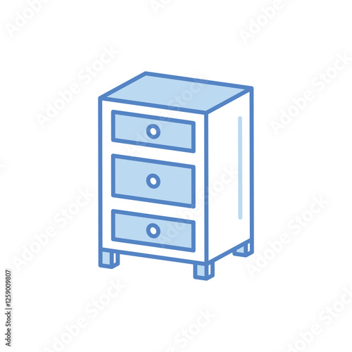 Nightstand vector icon