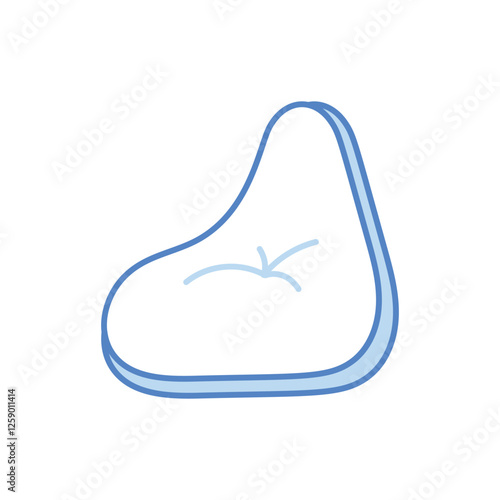 Pouf vector icon