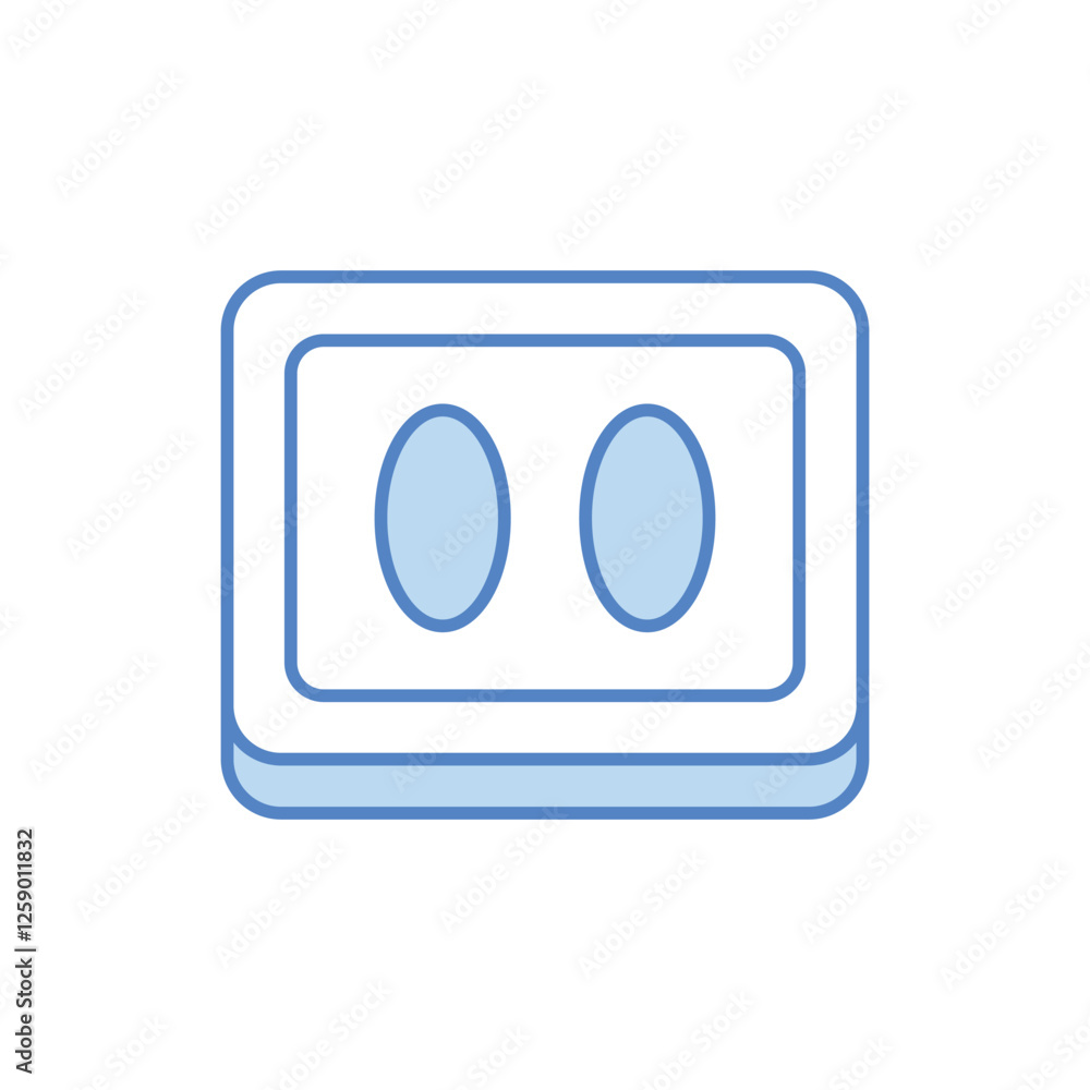 Bath Mat vector icon