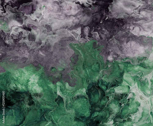grey green abstract cloud