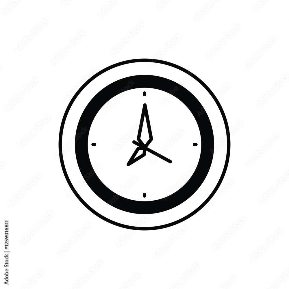Clock vector icon Clock vector icon