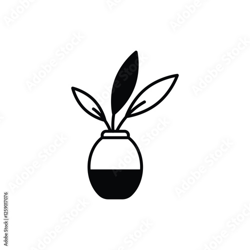 Vase vector icon